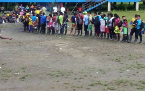Entre sus peticiones estaban agua potable para su comunidad, salud, educación y una mejor vivienda. FOTO Cortesía 