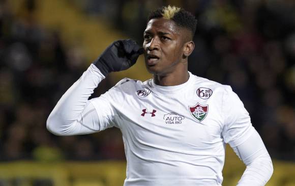 El delantero antioqueño Yony González llega al fútbol de la MLS. Jugará en el equipo que dirige Guillermo Barros Schelotto. FOTO AFP