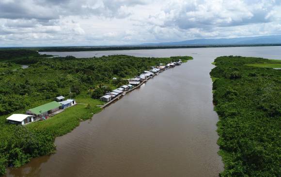 A pesar de ser caudaloso y largo, el Atrato ya no da los peces que garanticen la supervivencia. FOTO cortesía conexión biocaribe