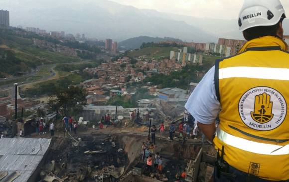 El incendio ocurrió en la tarde de este viernes. FOTO Cortesía Dagrd