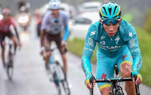 Miguel Á. López sube sus acciones para ganar el Tour de Omán. Le favorecen las tres últimas etapas. FOTO cortesía equipo astana 