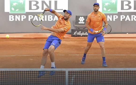 Sebastián Cabal y Robert Farah tienen un registro de 20 triunfos y 8 derrotas en la temporada, el título en Roma es el número 11 que consiguen sobre polvo de ladrillo. FOTOs CORTESÍA ATP