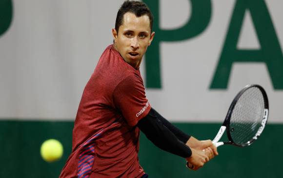 Galán disputa en París su segundo Grand Slam del año, después del Open de Australia. FOTO Getty 