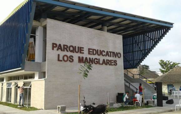 Los Manglares en Arboletes, uno de los últimos parques educativos entregados en 2015. FOTO CORTESÍA