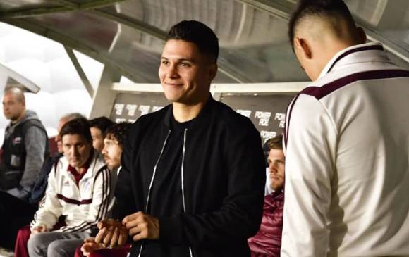 Juan Fernando Quintero espera volver a competir a partir de enero. FOTO RIVER PLATE