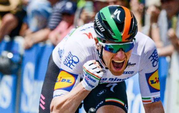 Sam Bennet, ganador de la etapa del Tour de este martes. FOTO EFE