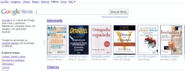 Google lanzó la mayor librería digital de Internet | Hay más de 3 millones de libros disponibles a través de Google eBooks.