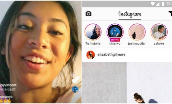 El aviso de En vivo aparecerá en la parte superior de Instagram. FOTO Cortesía