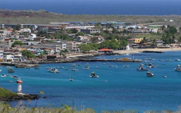 Las Islas Galápagos, con 200 millas de mar territorial, tienen frontera con Costa Rica, Colombia y Perú. FOTO AFP