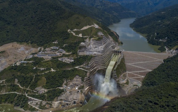 El proyecto Hidroituango se construye en el norte de Antioquia. Cubriría 17 % de la demanda energética nacional. FOTO: José Luis Arango. 