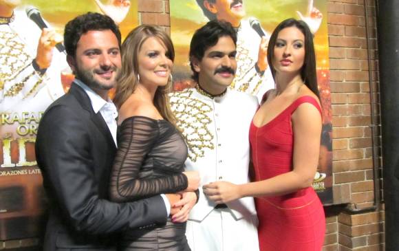 Los protagonista de la telenovela Rafael Orozco, el ídolo