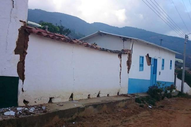 La Mesa de los Santos es uno de los sitios donde anualmente más se presentan sismos en el país. FOTO cortesía