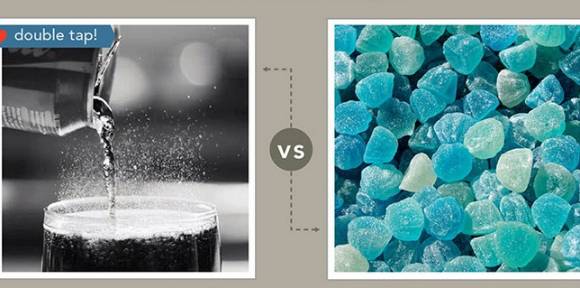 Las imagenes con fondo tiene más me gusta que las de primer plano o sin fondo. FOTO blog.curalate.com