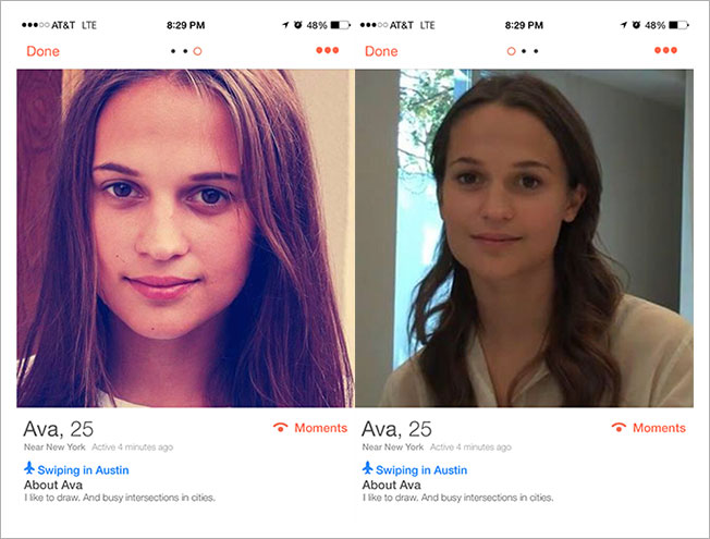 La atractiva joven resultó ser protagonista de una película. 