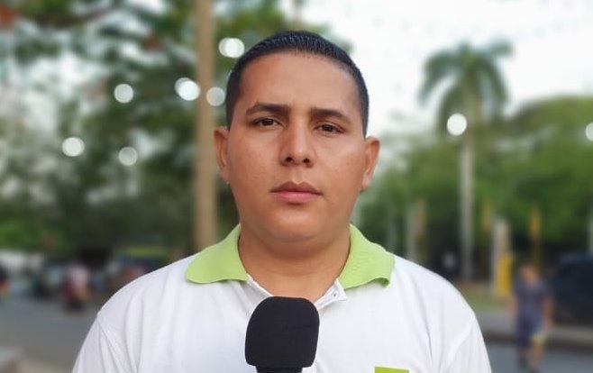 Periodista del Bajo Cauca recibió amenazas de grupos armados ilegales. FOTO TOMADA DE FACEBOOK EDER NARVÁEZ