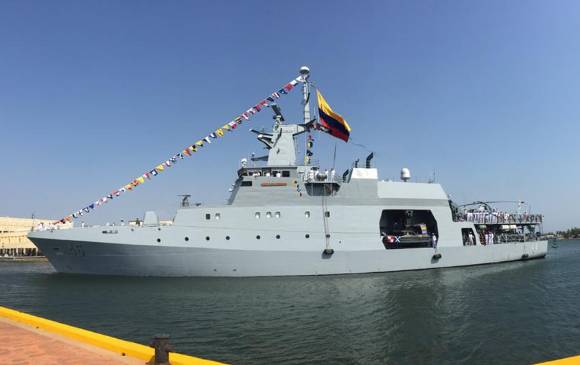 El buque estará expuesto durante toda la semana para quienes deseen conocerlo y saber detalles de la expedición. foto armada 