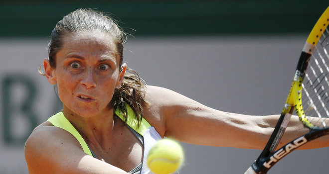 Roberta Vinci, la contrincante que tendrá Mariana Duque este viernes en el US Open. Foto archivo