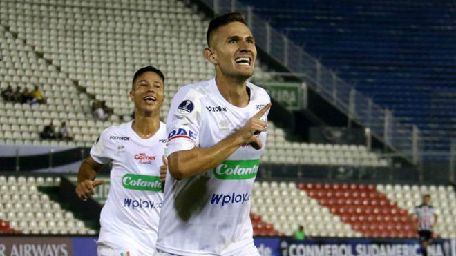 Juan David Rodríguez, con su gol, metió al Once Caldas entre los ocho. FOTO CORTESÍA ONCE CALDAS