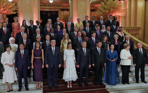 La cumbre del G20 en Buenos Aires avanza con encuentros bilaterales entre los mandatarios de las principales economías del mundo. FOTO: EFE