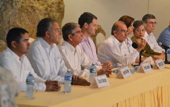 Las delegaciones del Gobierno y las Farc se reunirán con sus asesores en temas jurídicos para abordar el punto relacionado con la justicia transicional y refrendación de acuerdos. FOTO colprensa