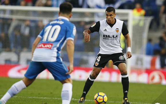 Jeison Murillo, baluarte del Valencia. FOTO CORTESÍA VALENCIA FC