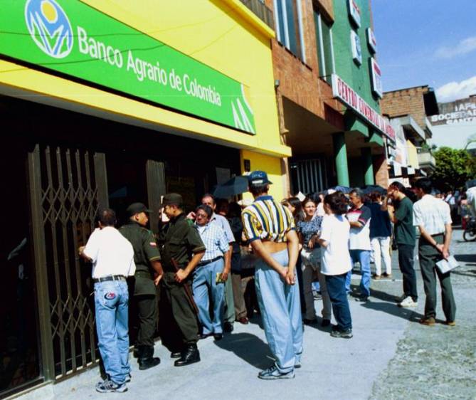 El Banco Agrario presenta ayudas a sus deudores. FOTO EL COLOMBIANO/ TOMADA ANTES DE LA EMERGENCIA