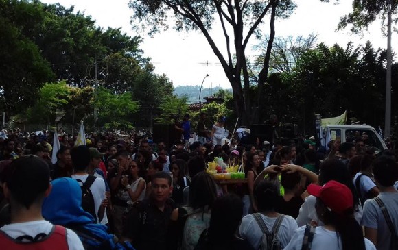 Marcha en Medellín. Foto: Facebook - Hermes Marín