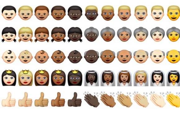 Ahora en Apple hasta 300 nuevos emojis que representan diversidad racial. FOTO Apple 