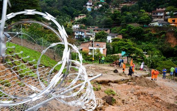 Son cerca de 30 deslizamientos e inundaciones que se han presentado en el municipio. FOTO Cortesía Alcaldía de Copacabana