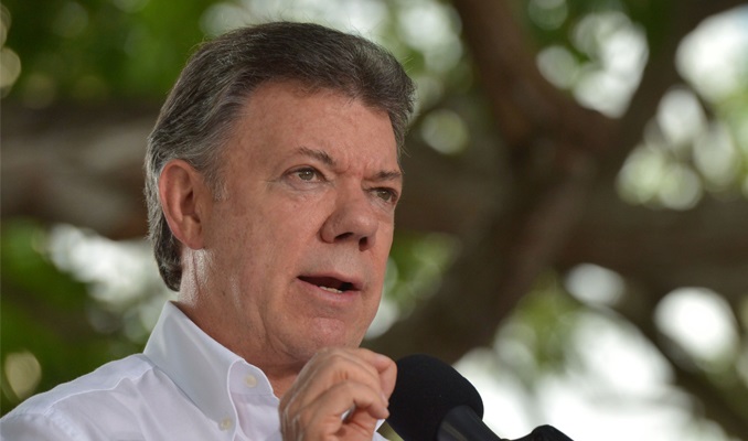 El presidente de la República, Juan Manuel Santos, afirmó este lunes que su Gobierno mantendrá su política de firmeza y diplomacia en busca de una solución a la crisis con Venezuela. FOTO CORTESÍA