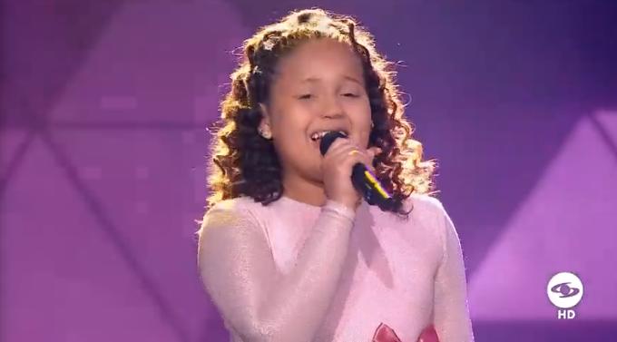 Anabelle durante la presentación de este viernes. FOTO TWITTER LA OZ KIDS