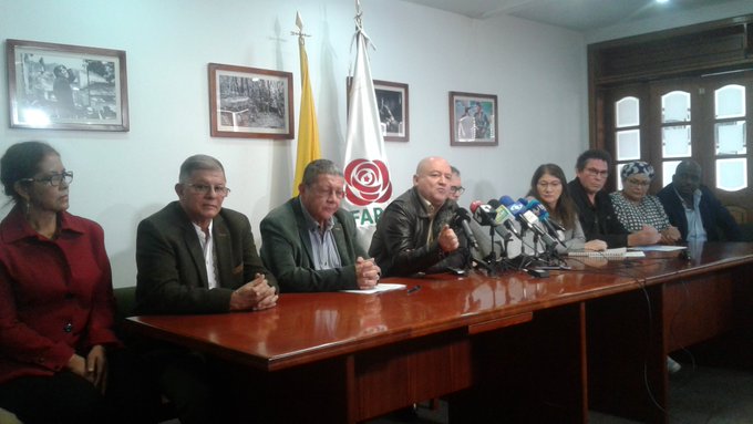 El partido Fuerza Alternativa Revolucionaria del Común, Farc, actualmente tiene activas 9 de las 10 curules en el Congreso por lo ocurrido con el prófugo de la justicia Jesús Santrich. FOTO colprensa