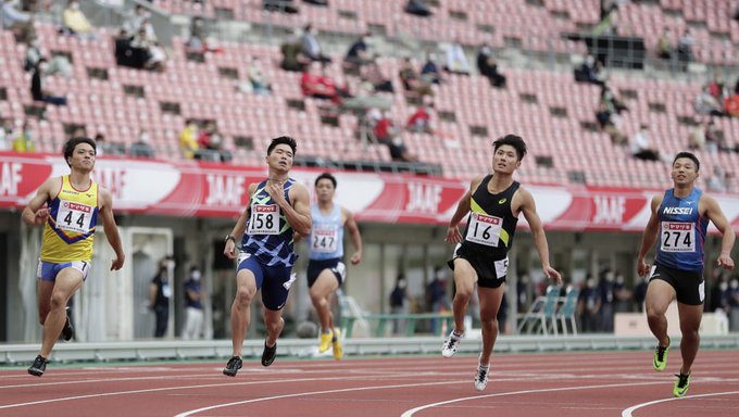 Los espectadores ya regresaron a las tribunas en Japón. FOTO TWITTER DE TOKIO-2020