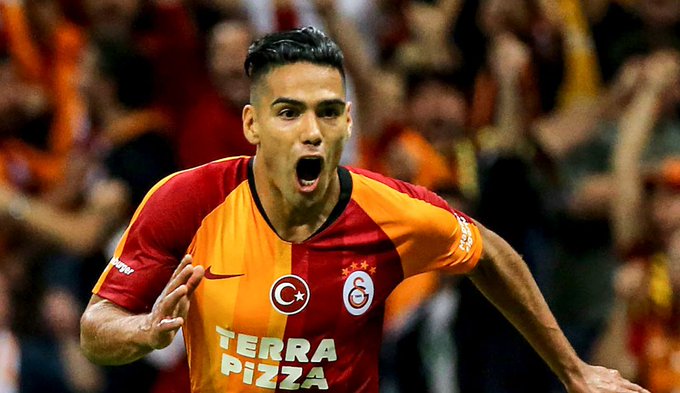 Falcao volvió a festejar con el Galatasaray. FOTO @Galatasaray