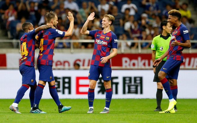 Frenkie de Jong debutó en derrota del Barcelona ante Chelsea en Japón