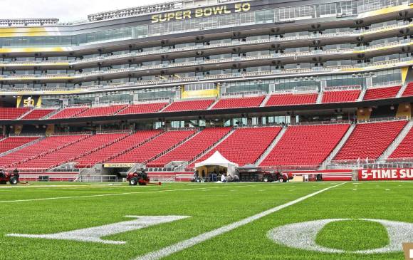 Así se ve el estadio donde se jugará el Super Bowl. FOTO Facebook.com/levisstadium