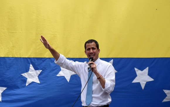 Juan Guaidó, líder opositor venezolano. Foto AFP