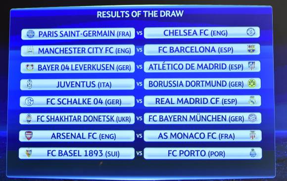 Barcelona - Manchester City será uno de los duelos estelares de los octavos de final de la Champions. FOTO AFP