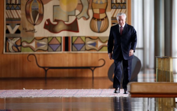 Michel Temer, expresidente de Brasil. FOTO ARCHIVO