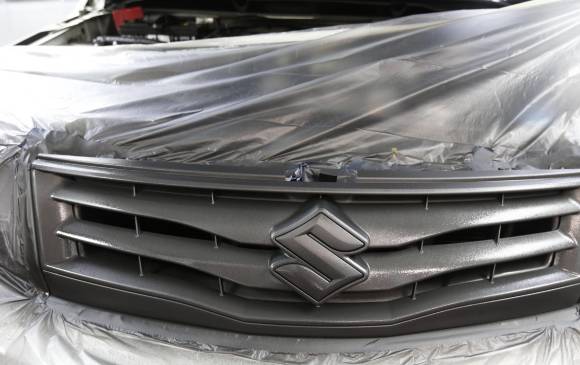 El trabajo está listo. Se requiere un tiempo para secar. FOTO Donaldo Zuluaga