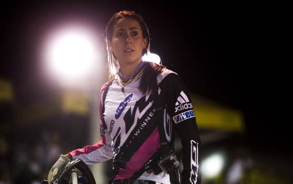 La bicicrosista colombiana Mariana Pajón deberá tener un tiempo de reposo para retornar a la pista fuerte. FOTO CORTESÍA RED BULL