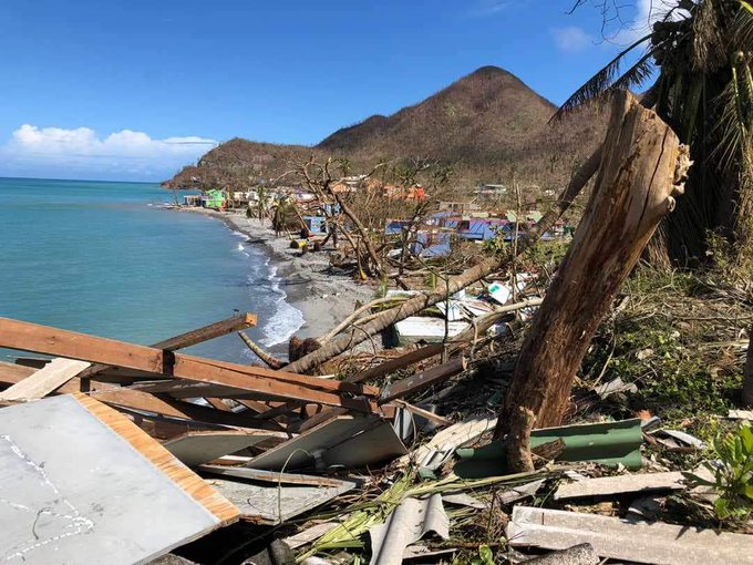 El Archipiélago de San Andrés, Providencia y Santa Catalina se vio afectado por el paso de ambos huracanes. Se estima que, en la Isla de Providencia, IOTA destruyó 1600 viviendas y 400 tuvieron daños parciales. Foto: Colprensa