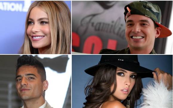 Sofía Vergara, J Balvin, Maluma y Paulina Vega son los colombianos incluidos en la lista de los más bellos. FOTO Archivo