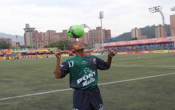 Dylan Felipe Borrero es hasta el momento el máximo goleador de la Ponyfútbol. FOTO CORTESÍA CORPORACIÓN DEPORTIVA LOS PAISITAS. 