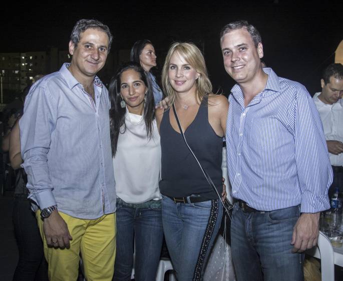 Jorge Valler, Maggie de Valler, Carolina García y Alejandro Mesa. Foto Cámara Lúcida.