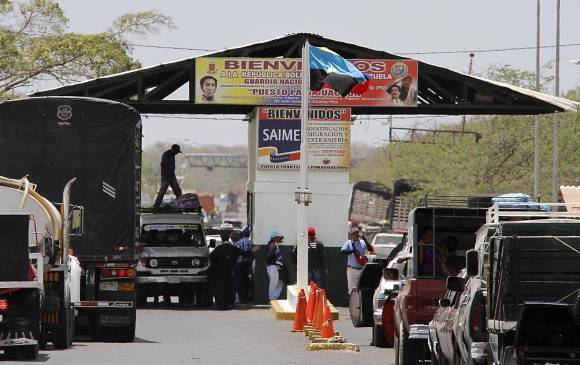 El paso por Paraguachón en La Guajira es uno de los más transitados. Fue cerrado por orden de Maduro. FOTO donaldo zuluaga