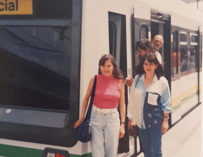Recuerdos del primer viaje en el Metro de Medellín