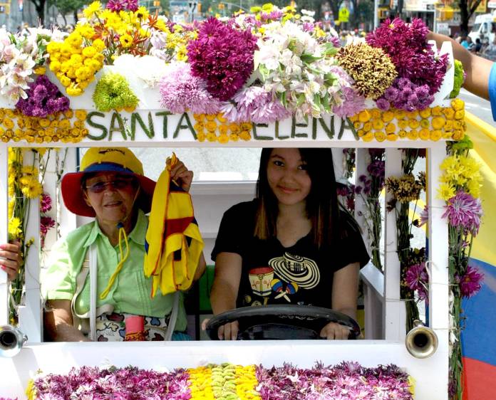 El Desfile de Silleteros de Medellín y la Feria de las Flores son ahora parte del legado cultural de Nueva York. Foto ColombiaNewYork.com