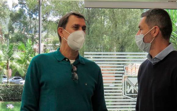 Guimaraes elogió las instalaciones de la institución verdolaga. FOTO: CORTESÍA ATLÉTICO NACIONAL