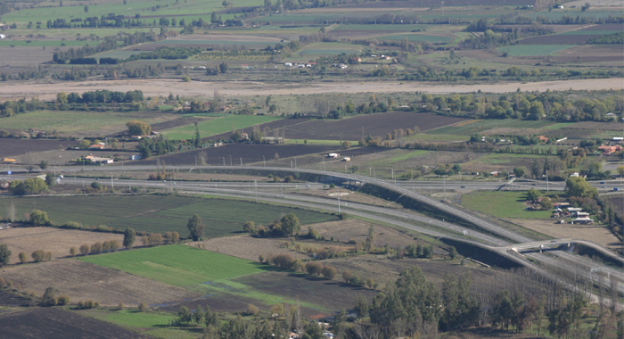 Panorámica de la Ruta del Maipo, concesión que Intervial, filial de ISA, opera en Chile. Foto: Cortesía Intervial.